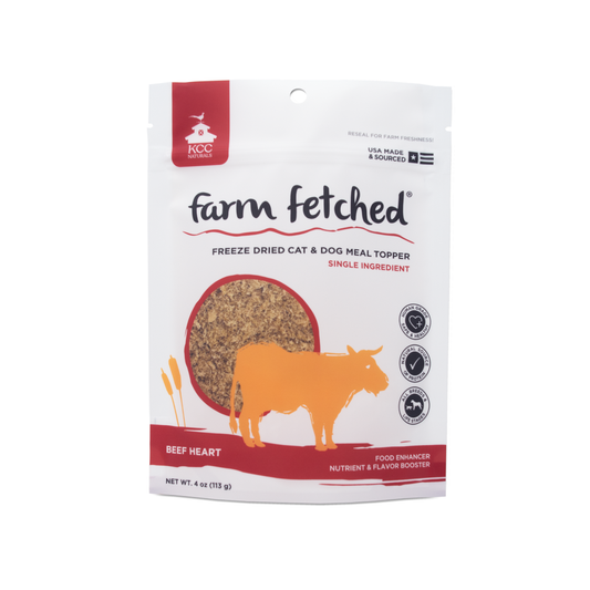 Beef Heart meal topper powder package front