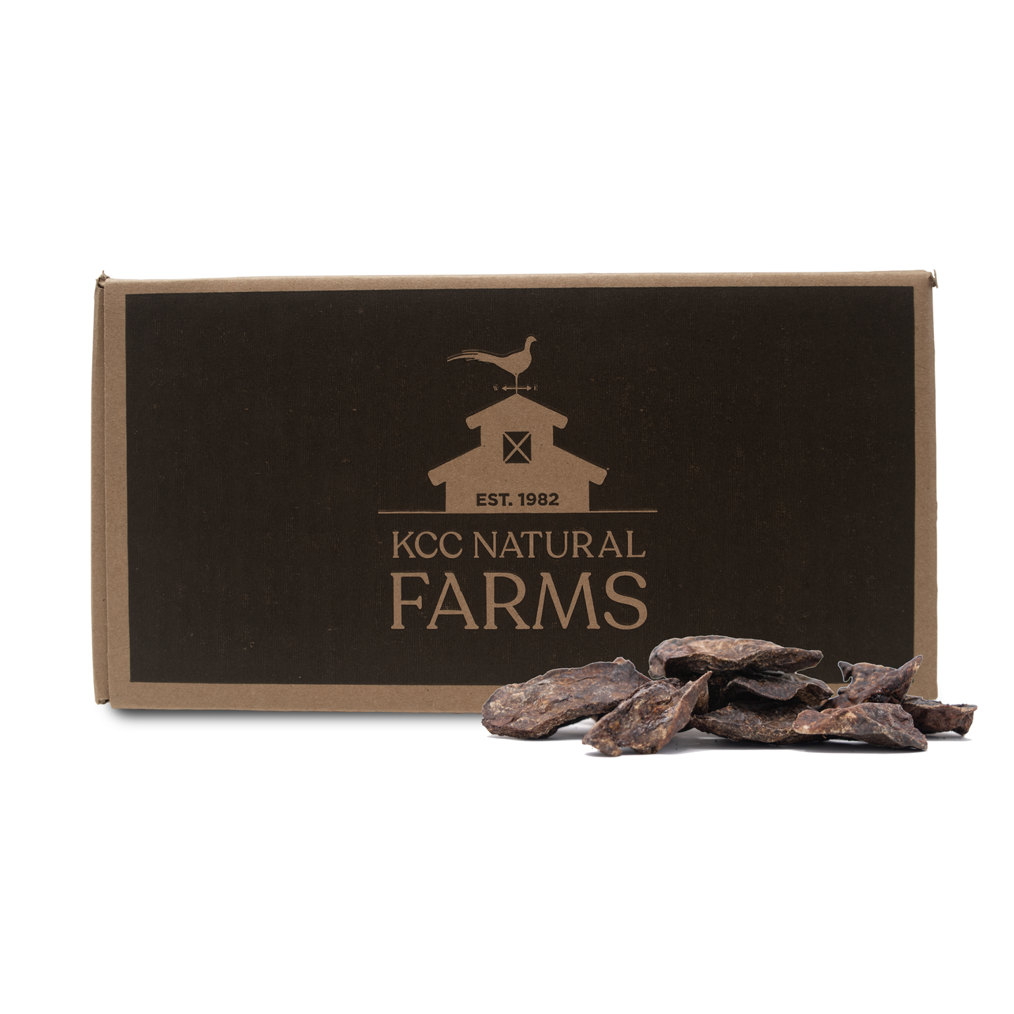 turkey liver product pile in front of bulk box