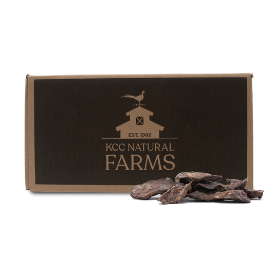 turkey liver product pile in front of bulk box