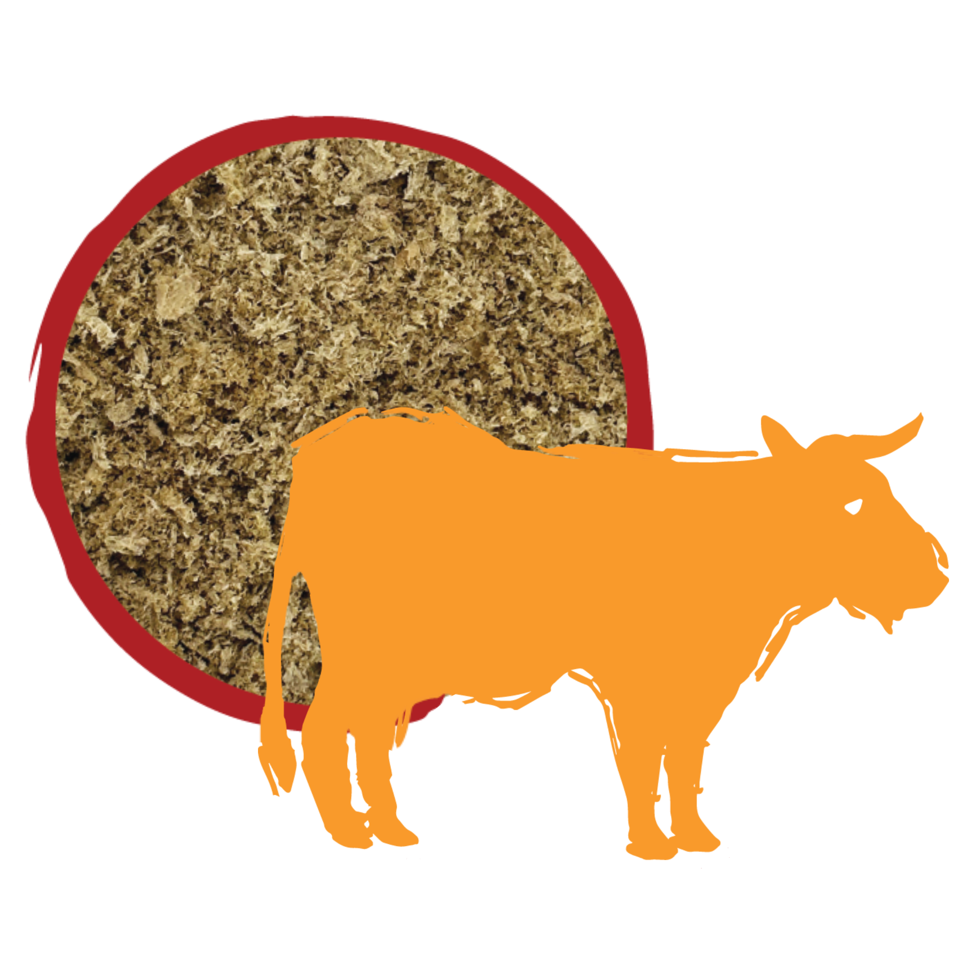 Beef heart meal topper product for cats and dogs