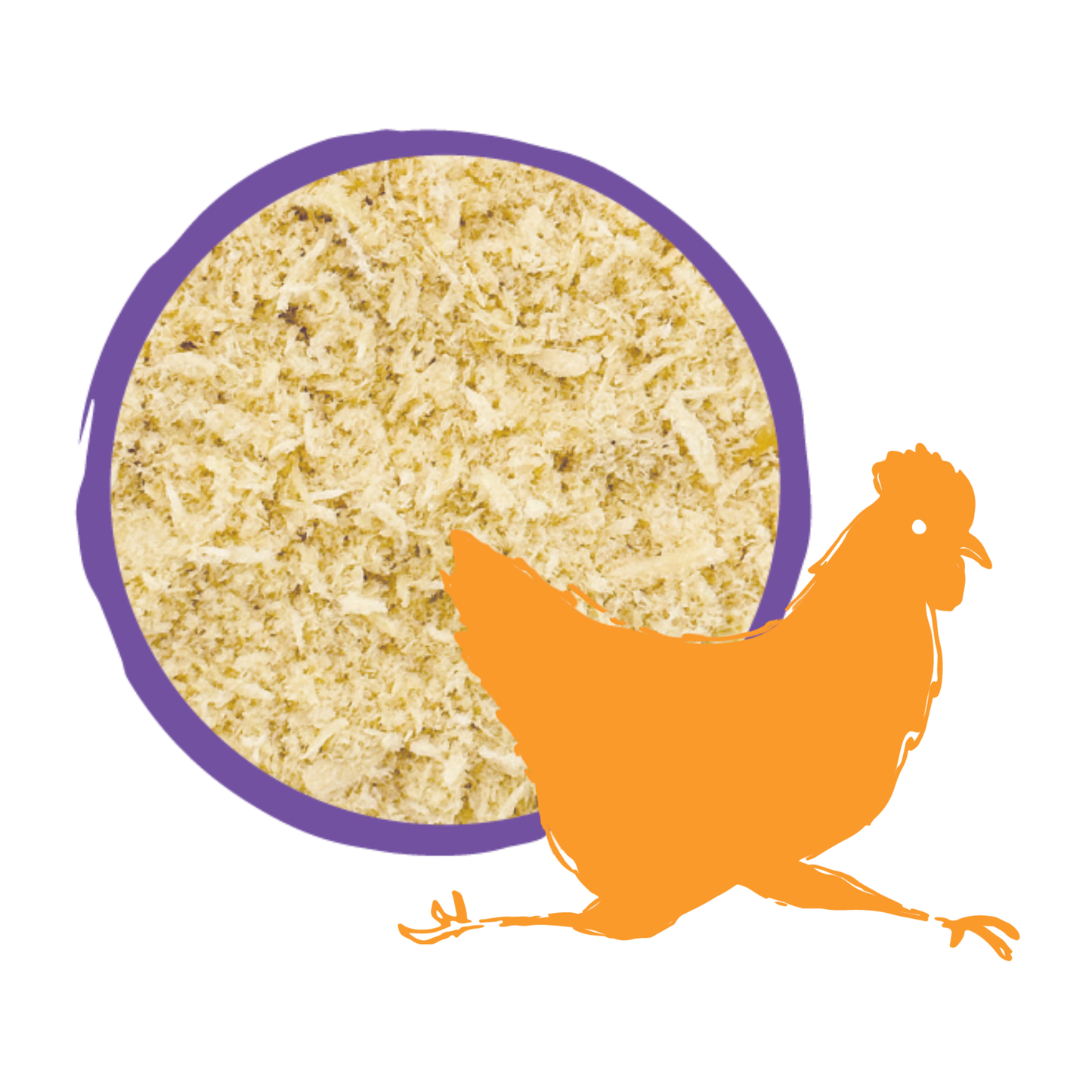Chciken breast meal topper product for cats and dogs