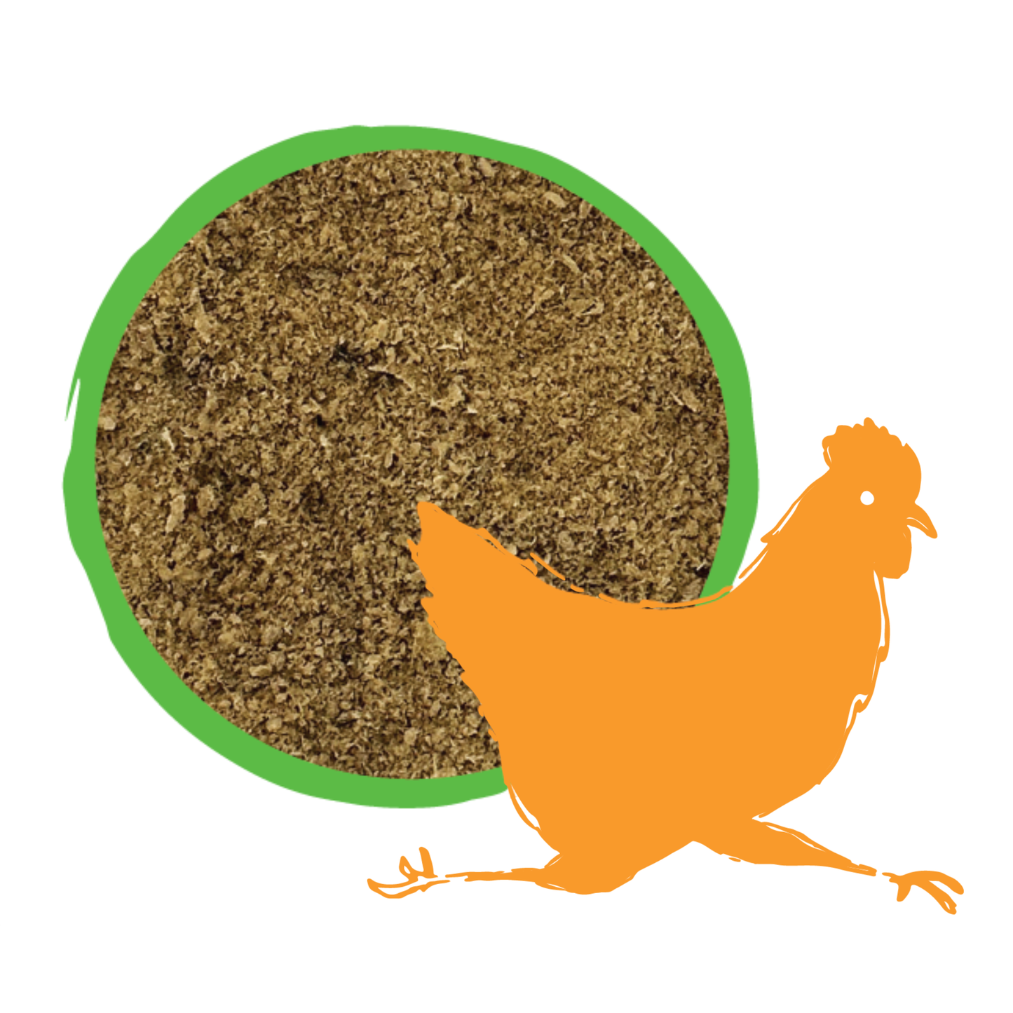 Chicken liver meal topper product for cats and dogs