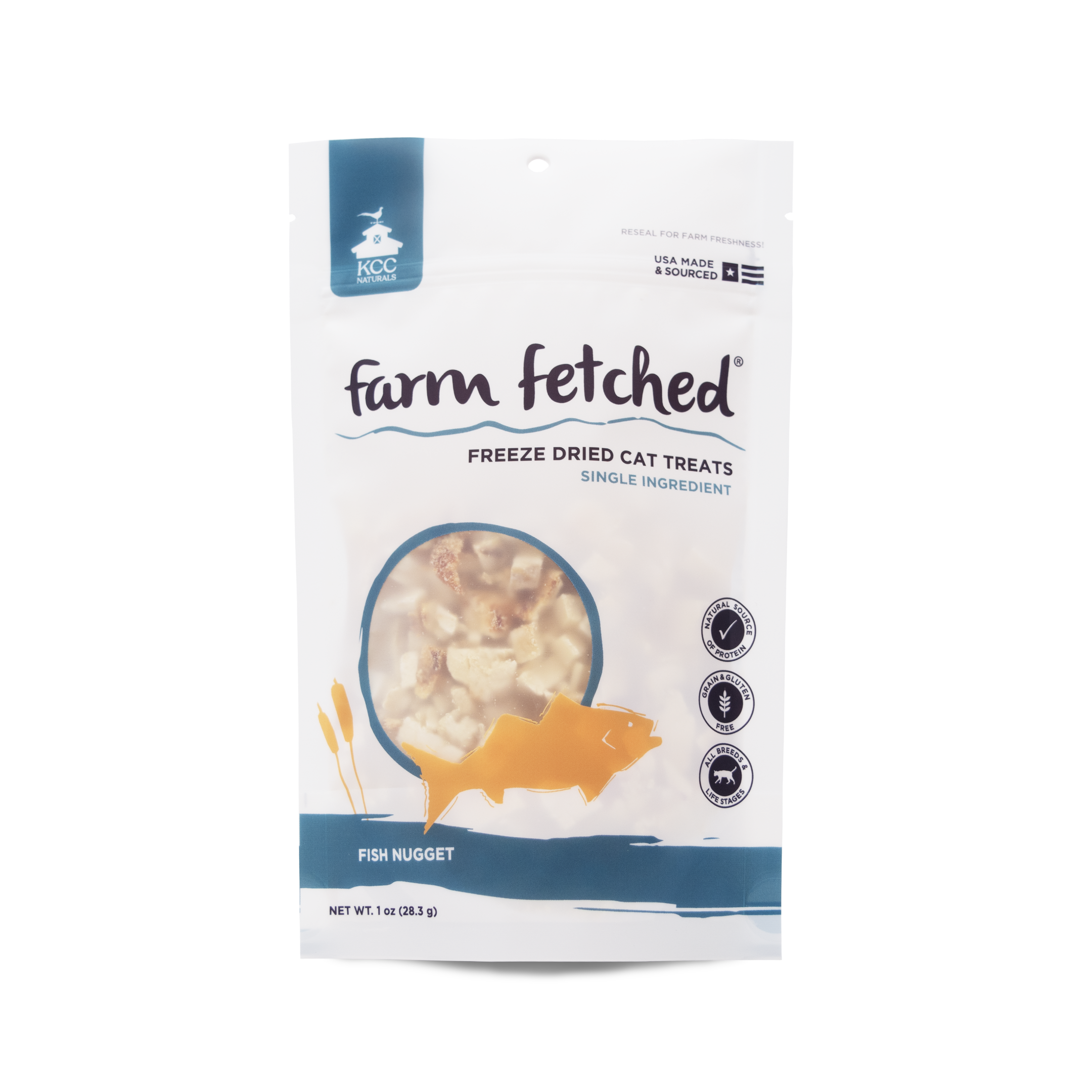 Freeze Dried Fish Nuggets Treats for Cats | Farm Fetched® – KCC Freeze Dried Fish Nuggets Treats for Cats | Farm Fetched® – KCC