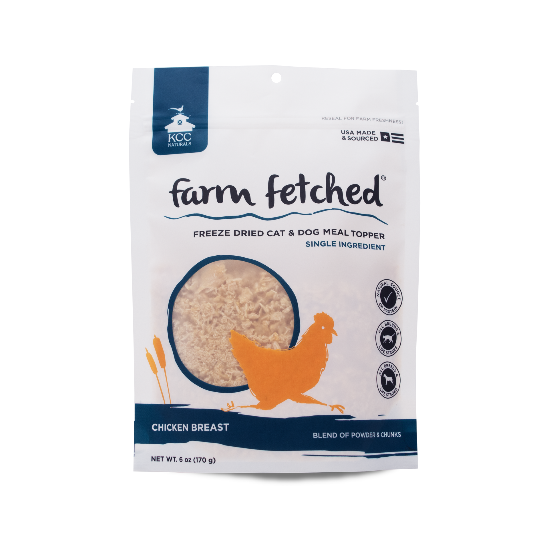 Freeze Dried Chicken Breast Topper for dogs and cats | Farm