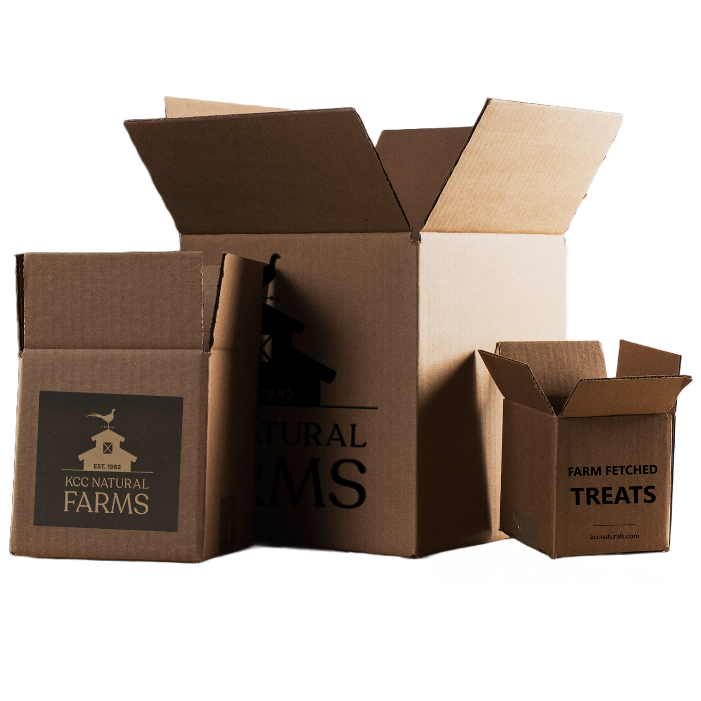 KCC bulk boxes set of three with logo