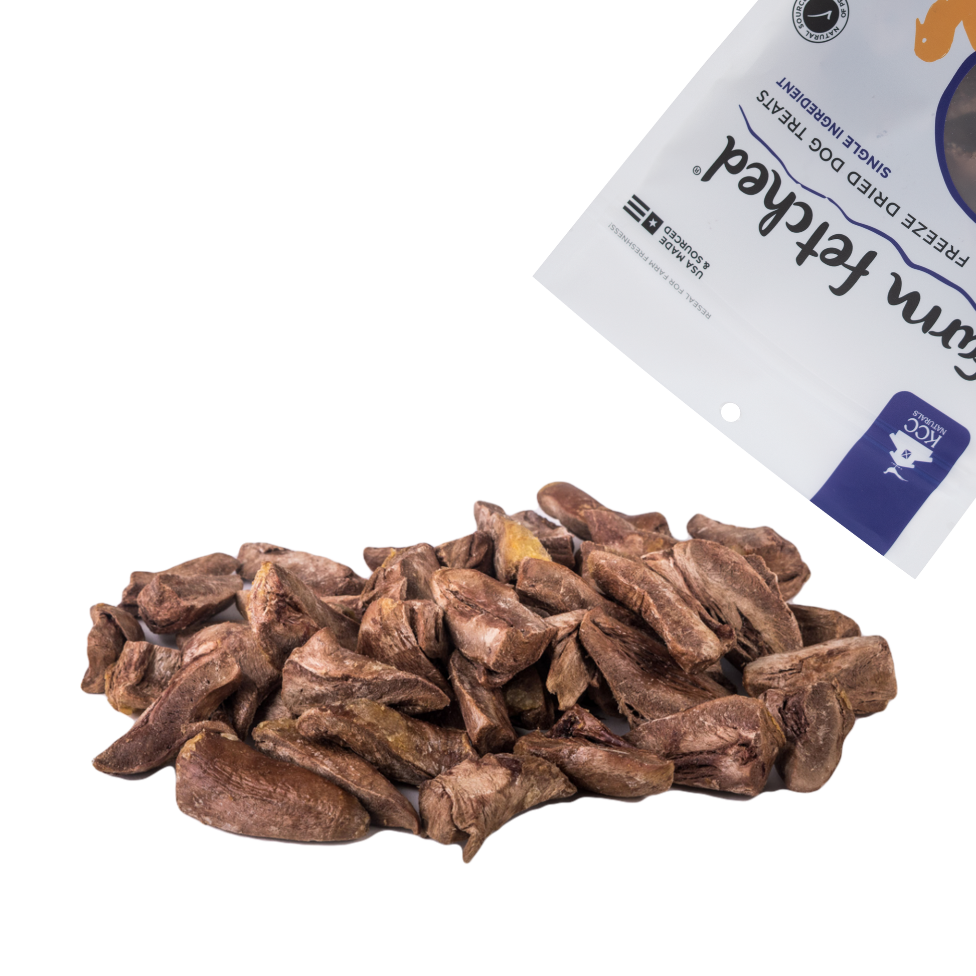 Freeze dried top turkey hearts