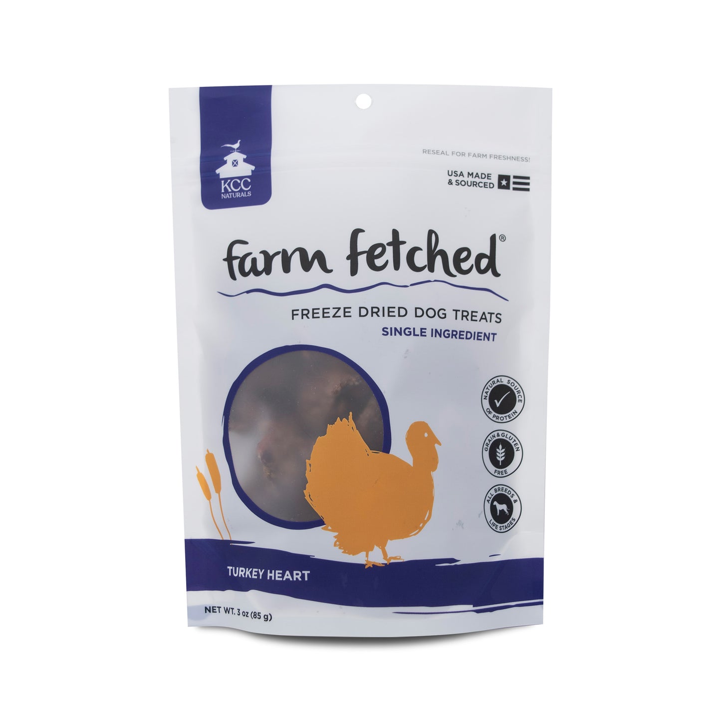 Turkey Heart Freeze Dried Dog Treats